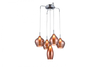 Lampa wisząca Azzardo AZ3172 Amber Milano copper
