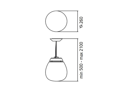 Lampa wisząca Artemide 1819010A Empatia 26 LED