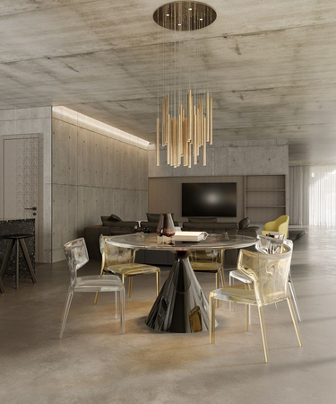 Lampa wisząca Maxlight P0476D złoty