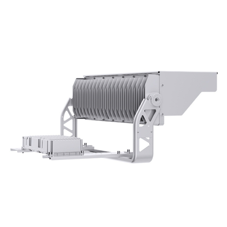 Wysokomasztowa lampa LED Greenie Mastray 30° 500W 170lm/W do precyzyjnego oświetlenia dużych powierzchni 5000K