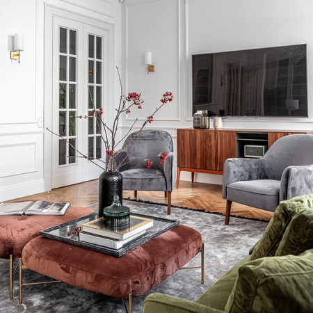 Cosmo Light Kinkiet DENVER W01963BR-WH