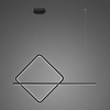 Lampa wisząca Linea No.4 A 60cm czarna 3k ściemnialna