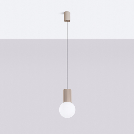 Sollux Lighting Lampa wisząca HALO 1 taupe SL.1744