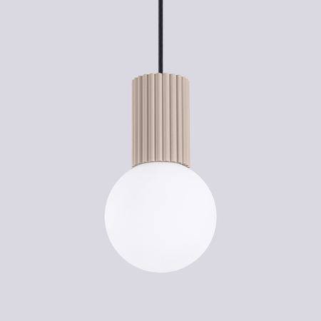 Sollux Lighting Lampa wisząca HALO 1 taupe SL.1744