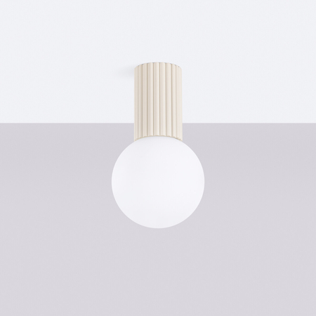 Sollux Lighting Plafon HALO beżowy IP44 SL.1718