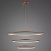 Lampa wisząca Ledowe Okręgi No.3 80cm 3k miedziana