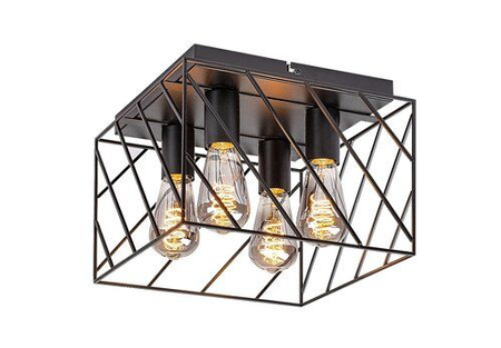 Lampa sufitowa Rabalux Boroo 71027 czarny matowy