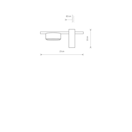 Kinkiet PILLS Nowodvorski 8265 czarny