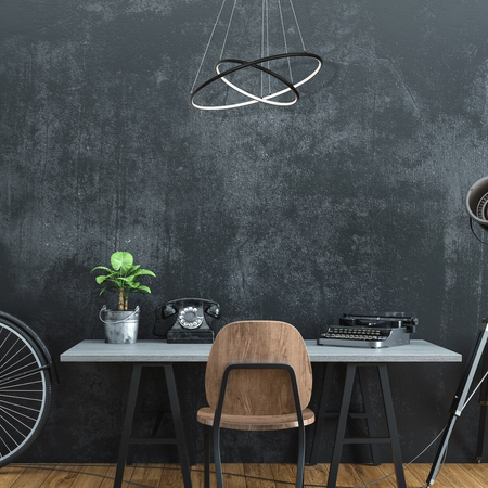 Milagro LAMPA WISZĄCA ORION BLACK 53W LED ML508 CZARNY