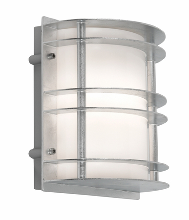 STOCKHOLM 1600 HOT-DIP GALVANIZING LED 8W 3000K OPAL LAMPSHADE