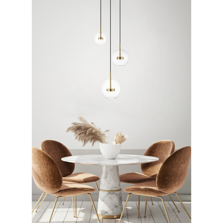 Lampa wisząca Zuma Line P0428-03L-L4AC ENCELADUS LAMPA WISZĄCA ZŁOTA/GOLD