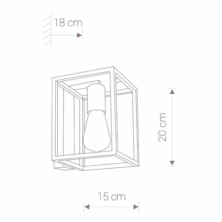 Kinkiet Nowodvorski 9046 Crate