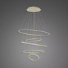 Lampa wisząca Ledowe Okręgi No.5 120cm 3k złota