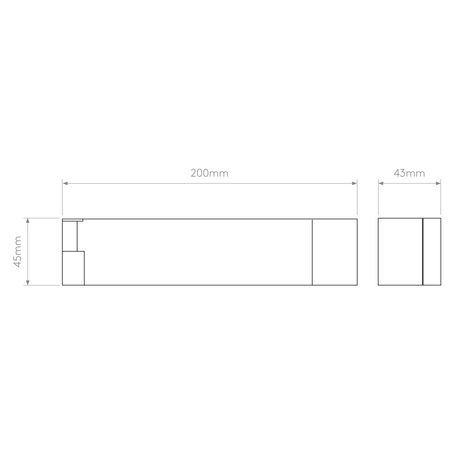 Kinkiet Astro Tosca LED 1157003 Polerowany Chrom