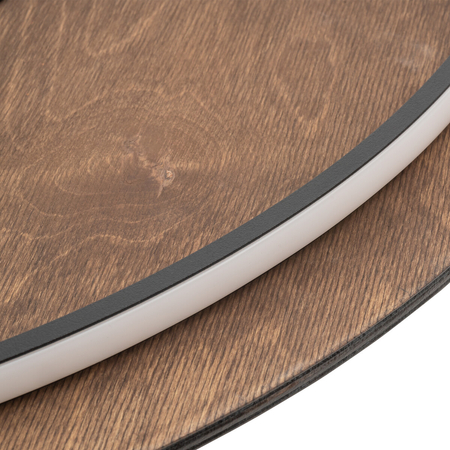 Kinkiet Nowodvorski RING TIMBER LED 11292 Ciemne drewno