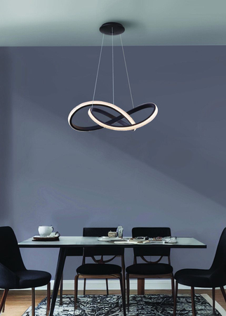 Lampa wisząca INFINITY 80 CCT BK Azzardo AZ5096 czarny