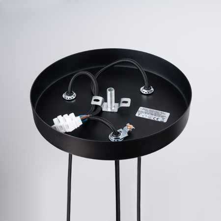 Sollux Lighting Lampa wisząca ARCHE 3P czarna SL.1341