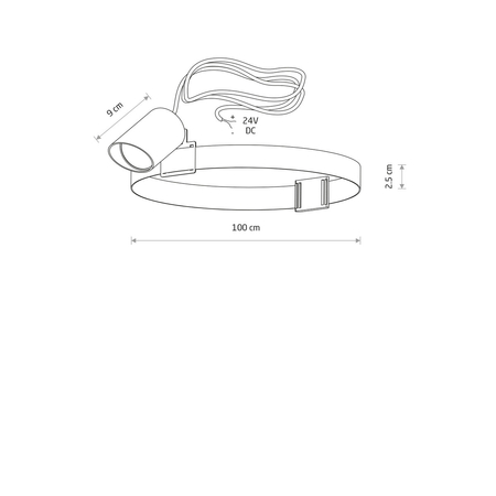 Lampa zewnętrzna Nowodvorski RUMI LED 11543 Czarny