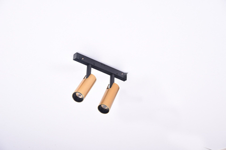 Lampa szynowa magnetyczna 2x7W Azzardo NIKO AZ4588 czarny/złoty