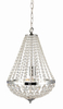 Lampa wisząca Markslöjd GRÄNSÖ 104889 przezroczysty/srebrny