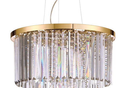 Lampa wisząca Ideal Lux 213521 Carlton SP12 Oro