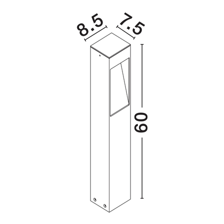 Lampa zewnętrzna Luces Exclusivas LE73608 rdzawy