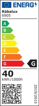 Lampa sufitowa Rabalux Aztec 6905 czarny matowy