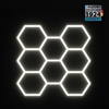 Lampa LED Hexagon Blaupunkt 336W geometryczny panel sufitowy led 4000K CRI90 w kształcie plasta miodu