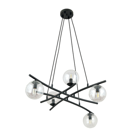 Lampa wisząca ESSA 5 Emibig 1202/5 czarny