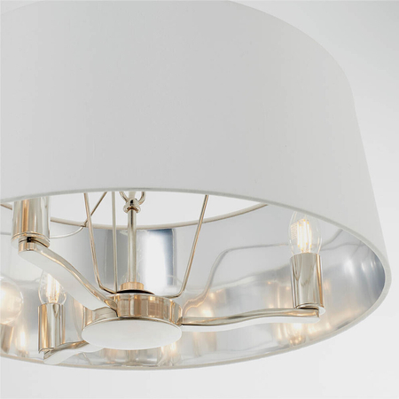 Endon Lighting Lampa wisząca 73021 biały/chrom
