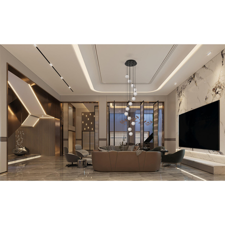 Lampa wisząca Kaja ASPEN KP-29 czarny, biały