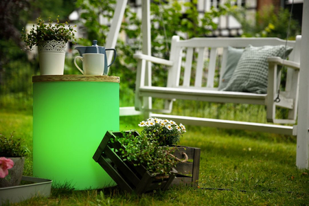 Bęben LED Lampa zewnętrzna ogrodowa 2700K RGB Ø37 32359L biały