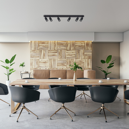 Milagro VERTICAL BLACK SPOT 6xGU10 ML0297 CZARNY