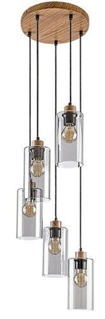 Lampa wisząca Rabalux Tanno 72125 dąb