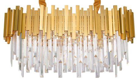 Lampa wisząca Luces Exclusivas CAMPANA LE42289 złoty