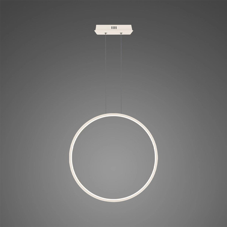 Lampa wisząca Ledowe Okręgi No.1 X 60cm biała 4k ściemnialne