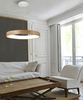 Lampa wisząca SILVAM 45 PENDANT Azzardo AZ3344 light brown / white