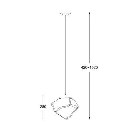 Lampa wisząca Zuma Line P0488-01B-U8AC Rock