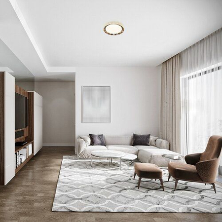 Lampa sufitowa Rabalux Arcadia 3482 popielaty