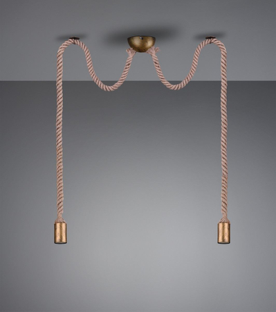 Lampa wisząca Trio 310100204 złoty