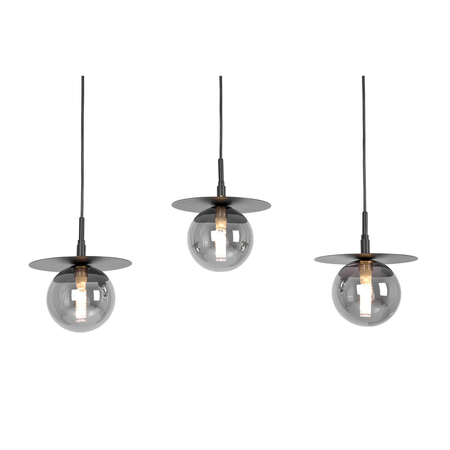 Lampa wisząca Kaja FERMI K-5384 czarny, grafitowy