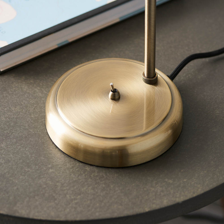 Lampa stołowa Endon Lighting Hal 97246 mosiądz