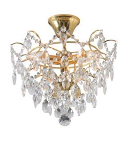 Lampa sufitowa Markslöjd ROSENDAL 100538 złoty/przezroczysty