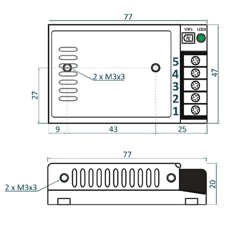 Zasilacz modułowy ADLX-15W-12V ADLER