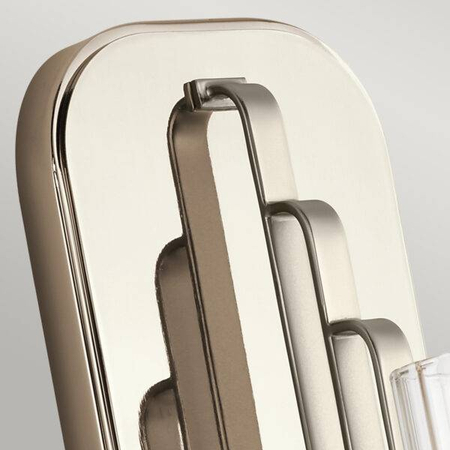 Kinkiet Kimrose - 1 źródło światła - Polerowany nikiel Quintiesse QN-KIMROSE1-PN