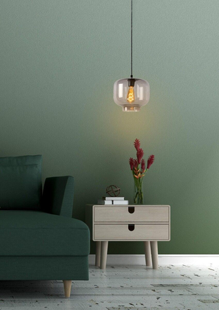 Lampa wisząca Lucide MEDINE 46413/01/65 czarny