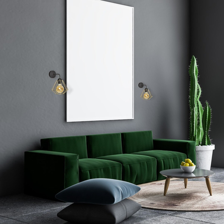 Milagro Kinkiet LUPO BLACK/GOLD 1xE27 MLP6269 CZARNY / ZŁOTY