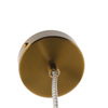 Lampa wisząca Abigali GLOBO2 G4 ⌀120mm szklana, złote elementy