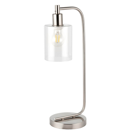 Lampa stołowa Endon Lighting Toledo 90558 nikiel