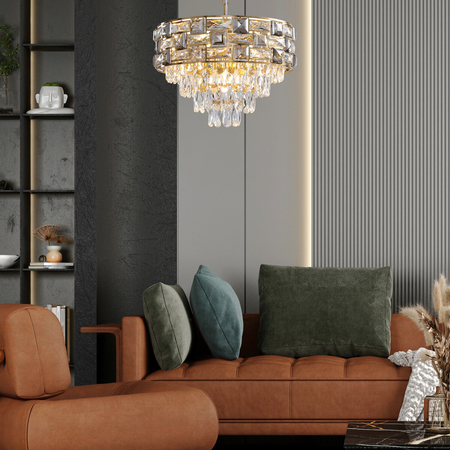 Milagro Żyrandol LUXURIA 9xE14 ML8895 ZŁOTY